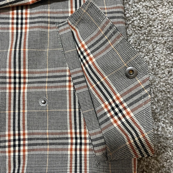 Madewell Plaid Brookwood Raincoat (sold out in stores) - Picture 3 of 8